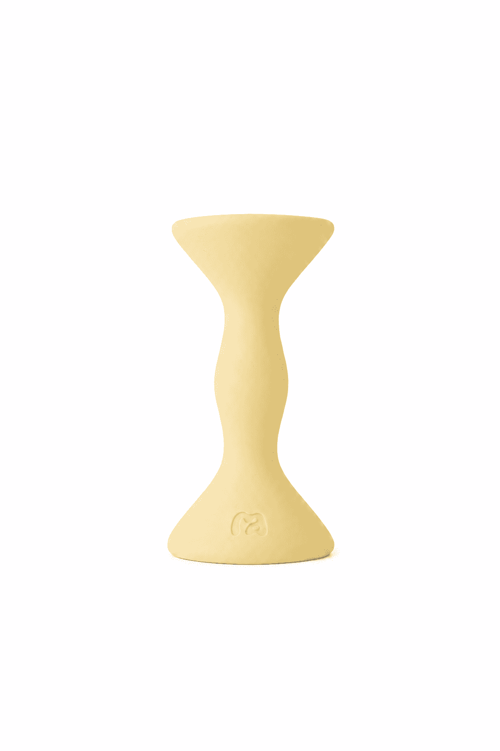 MOVART Dumbbell in Cream Yellow - front view