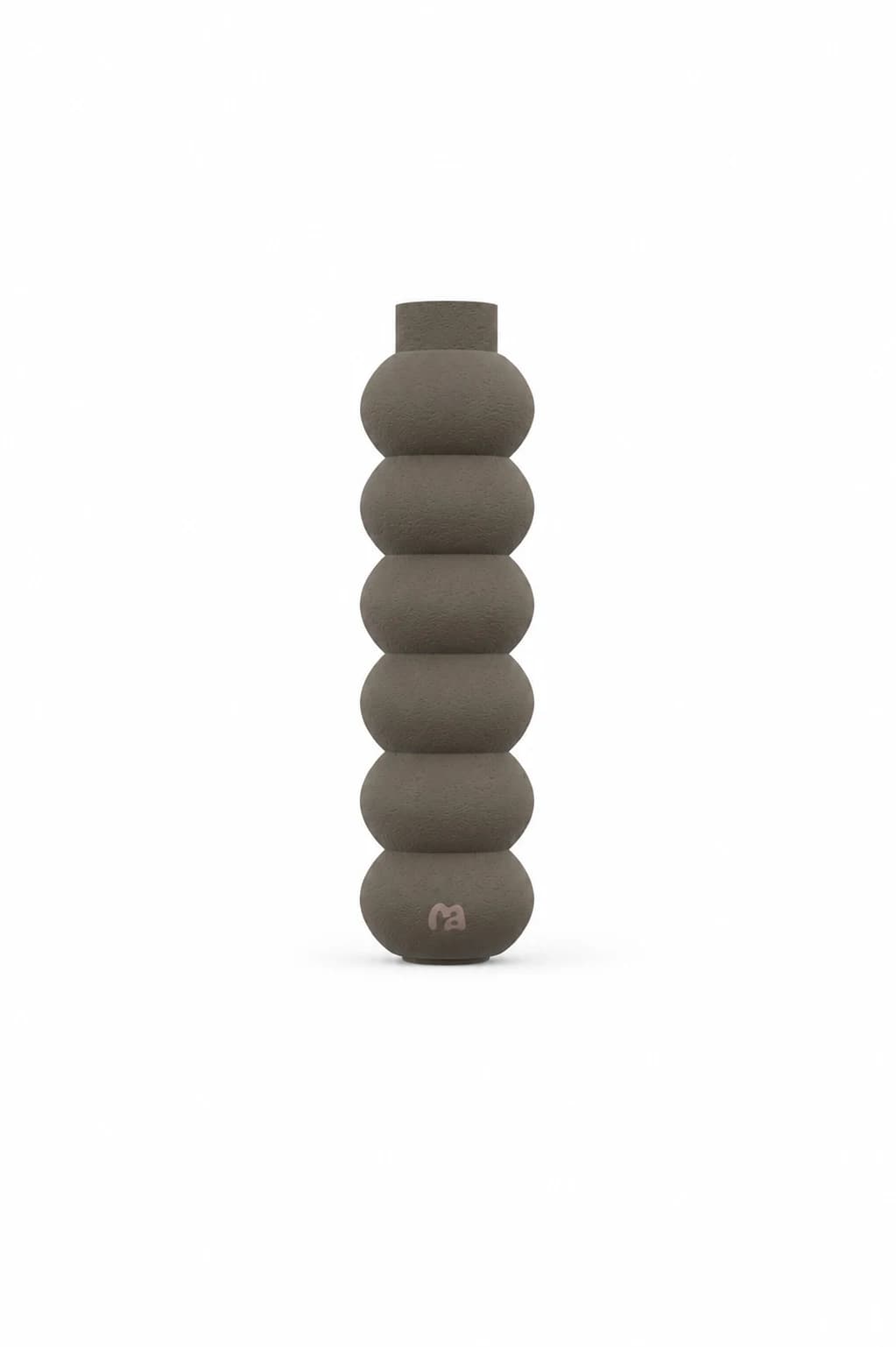 MOVART Foam Roller in Dark Coffee - front view