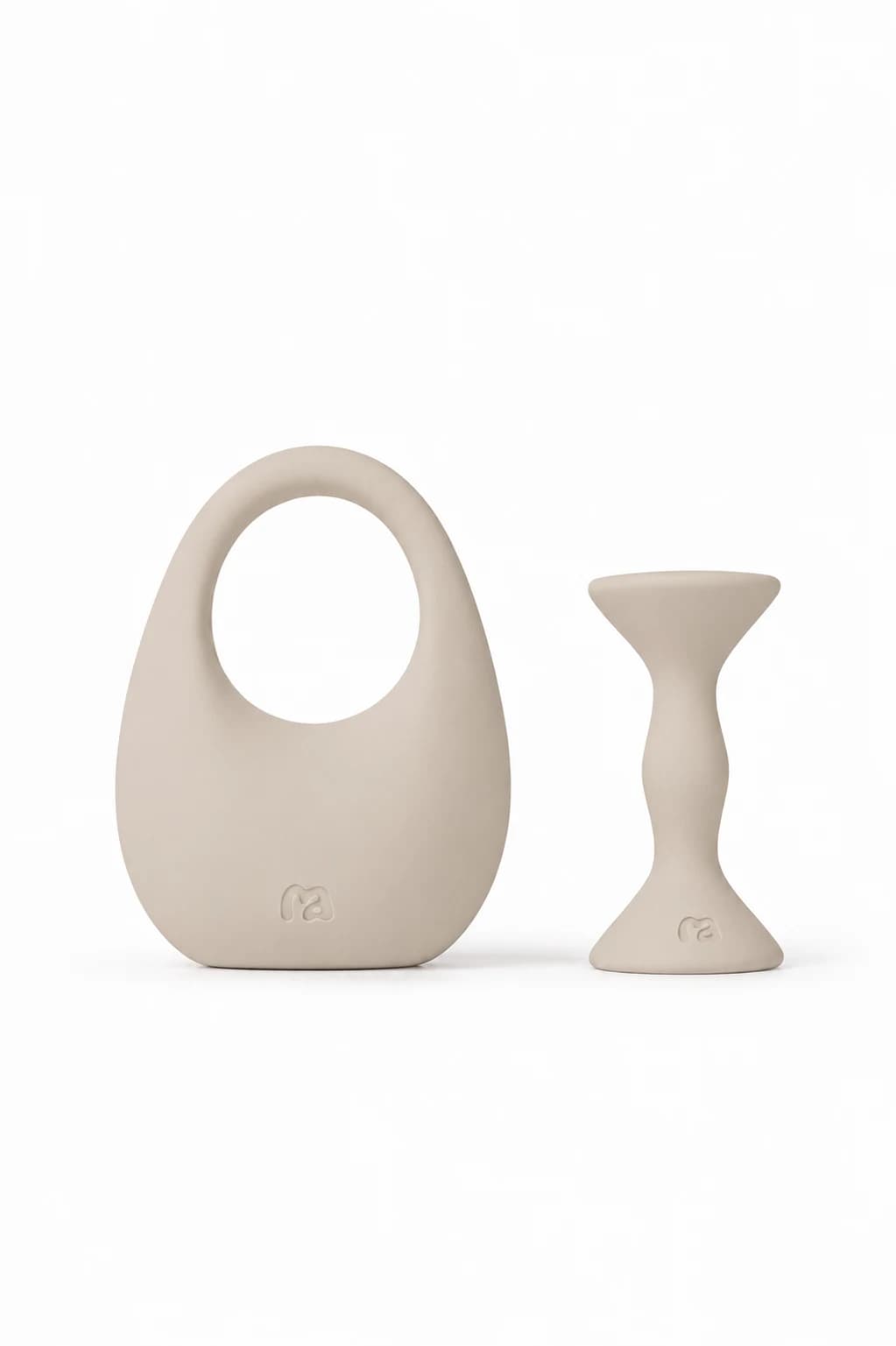 MOVART Set in Nude Beige - front view