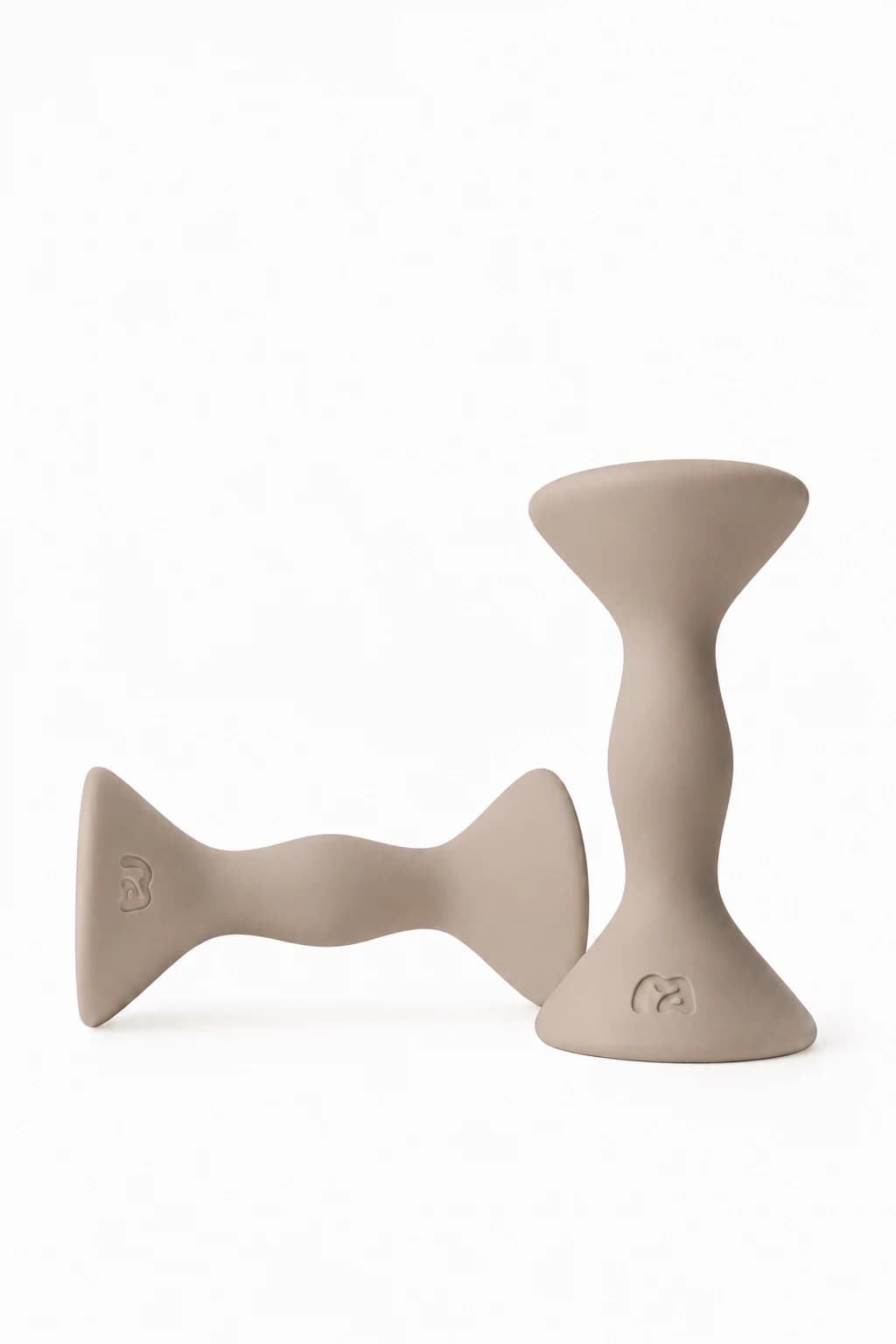 MOVART Dumbbell in Misty Taupe - side view