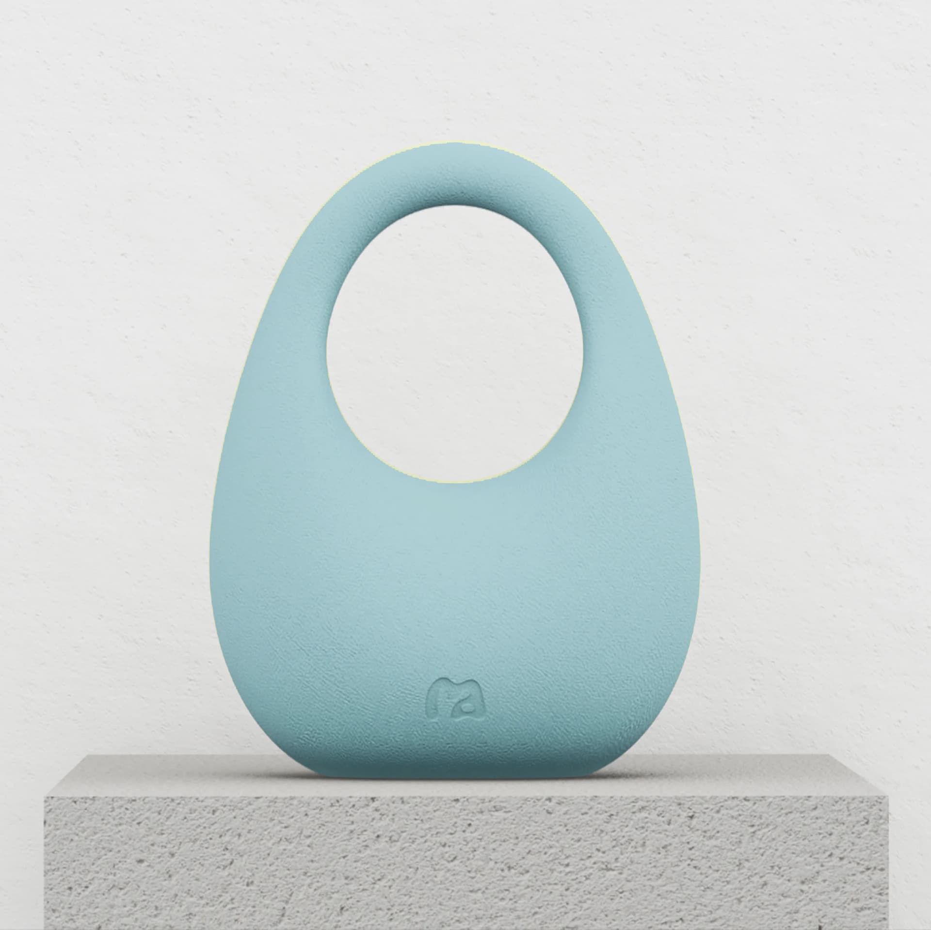 MOVART Kettlebell in Sea Mist - front view
