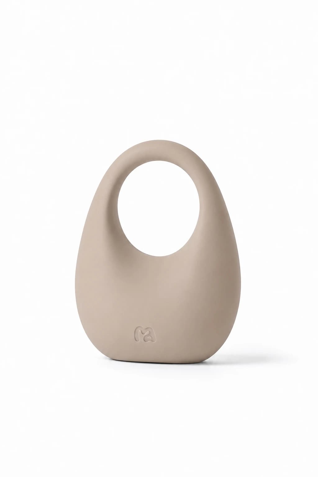 MOVART Kettlebell in Rock Brown - side view