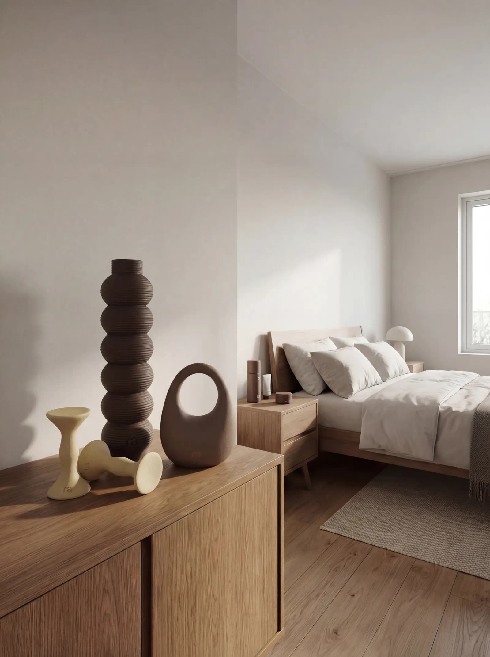 MOVART Kettlebell in Terra Brown - View 3